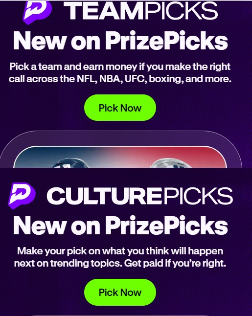 Prizepicks team picks culture picks