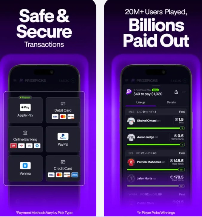 Prizepicks transactions