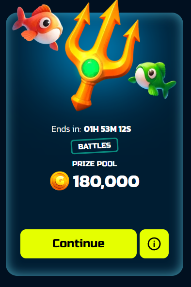 Sweep shark league and daily battles