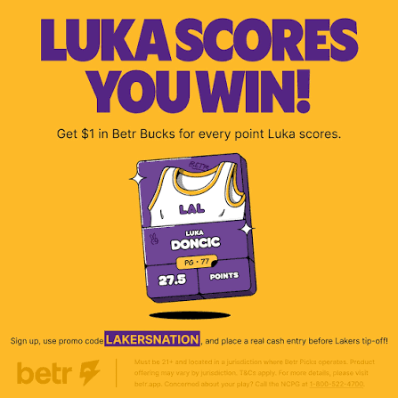 Betr DFS Luka Doncic Promo Example