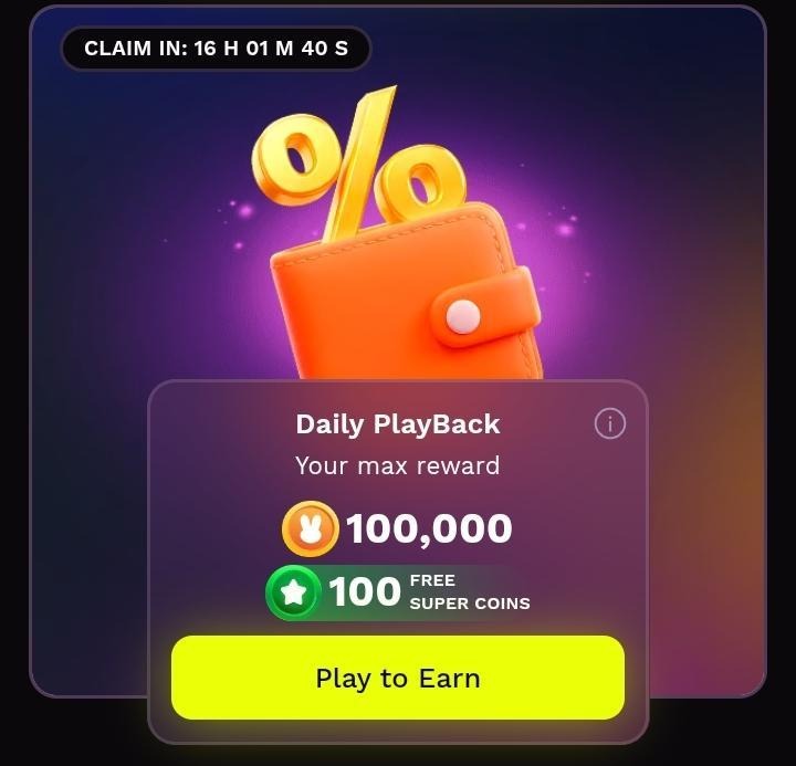 Daily Playback offer for existing customers