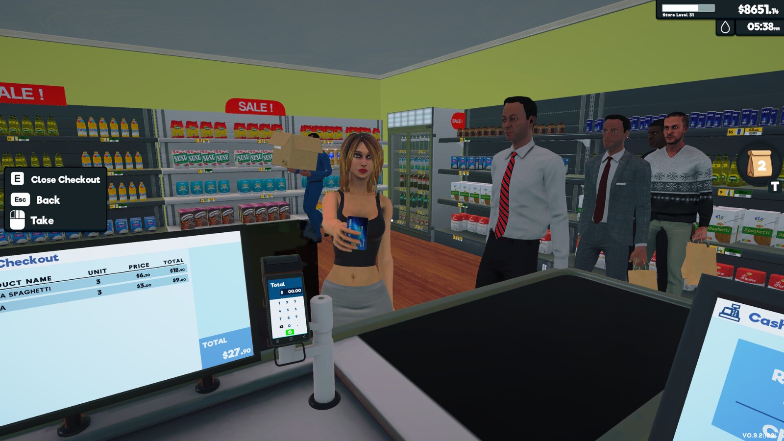 Supermarket Simulator Patch Notes: Hiring, Boost and Courier Changes